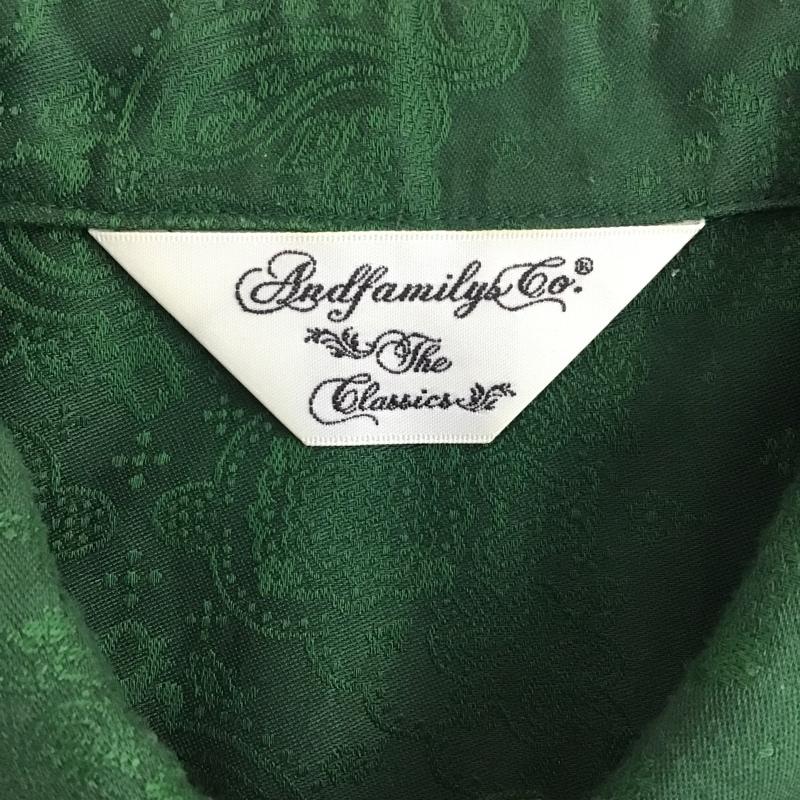アンドファミリー ANDFAMILY シャツ、ブラウス 半袖 SHH1906567 JQOPENSHIRT 半袖シャツ 総柄 L 総柄 緑 / グリーン /  メンズ USED 古着 中古 10095075