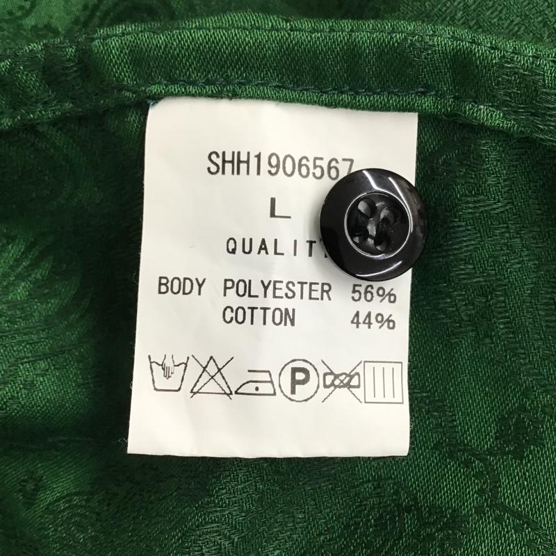 アンドファミリー ANDFAMILY シャツ、ブラウス 半袖 SHH1906567 JQOPENSHIRT 半袖シャツ 総柄 L 総柄 緑 / グリーン /  メンズ USED 古着 中古 10095075