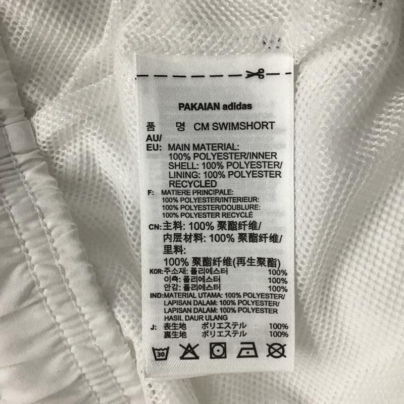 アディダス adidas パンツ ショートパンツ CE2266 スイムショーツ ハーフパンツ XL プリント 白 / ホワイト /  メンズ USED 古着 中古 10095094