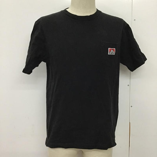 ベンデイビス BEN DAVIS Tシャツ 半袖 C-9580000 ポケットTシャツ 半袖カットソー M ロゴ、文字 黒 / ブラック /  メンズ USED 古着 中古 10095116