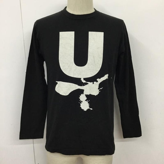 アンダーカバー UNDERCOVER カットソー 長袖 プリントTシャツ 長袖カットソー クルーネックロングスリーブT S プリント 黒 / ブラック /  メンズ USED 古着 中古 10095131