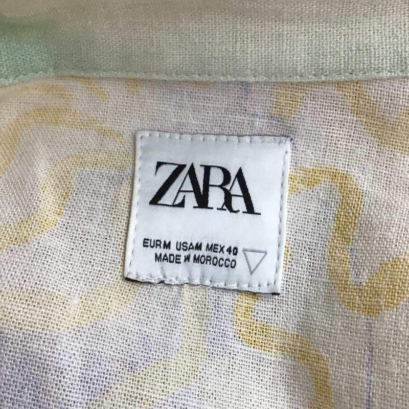 ザラ ZARA シャツ、ブラウス 半袖 半袖シャツ 半袖カットソー ビックシルエットシャツ オーバーサイズ カラーシャツ M 総柄 マルチカラー / マルチカラー /  メンズ USED 古着 中古 10095218