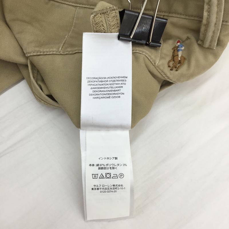 ラルフローレン RALPHLAUREN パンツ チノパン The Polo Chino Stretch Twill リペア加工 L30 30インチ 刺繍 ベージュ / ベージュ /  メンズ USED 古着 中古 10095229