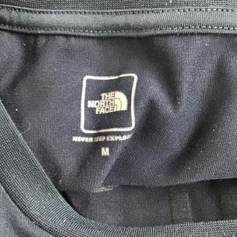 ザノースフェイス THE NORTH FACE カットソー 半袖 NT31621 半袖カットソーTシャツ プリントTシャツ M ロゴ、文字 紺 / ネイビー /  メンズ USED 古着 中古 10095235