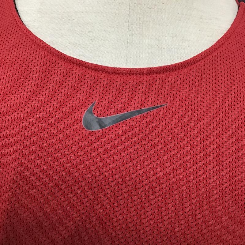 ナイキ NIKE タンクトップ タンクトップ スポーツウェア ノースリーブカットソー タンクトップ M 無地 X ロゴ、文字 黒 / ブラック / X 赤 / レッド /  メンズ USED 古着 中古 10095242