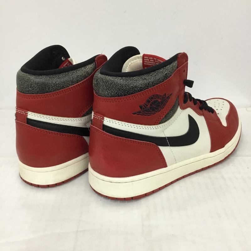 ナイキ NIKE スニーカー スニーカー DZ5485-612 AIR JORDAN 1 RETRO HIGH OG Chicago 28cm 28.0cm ロゴ、文字 白 / ホワイト / X 黒 / ブラック / X 赤 / レッド /  メンズ USED 古着 中古 10095268