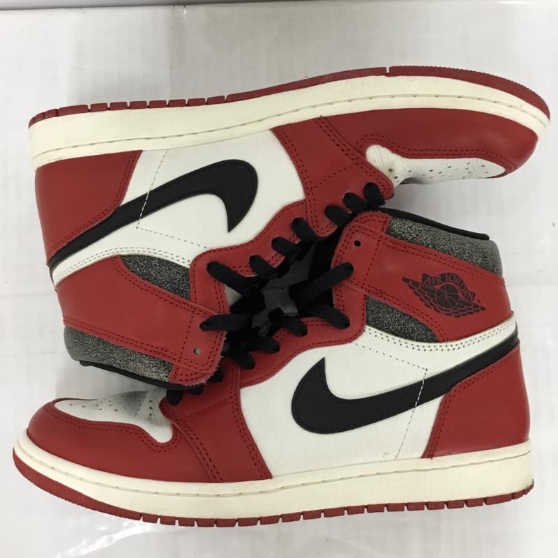 ナイキ NIKE スニーカー スニーカー DZ5485-612 AIR JORDAN 1 RETRO HIGH OG Chicago 28cm 28.0cm ロゴ、文字 白 / ホワイト / X 黒 / ブラック / X 赤 / レッド /  メンズ USED 古着 中古 10095268