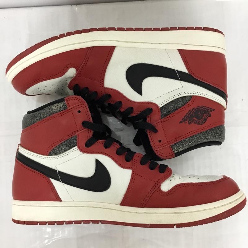 ナイキ NIKE スニーカー スニーカー DZ5485-612 AIR JORDAN 1 RETRO HIGH OG Chicago 28cm 28.0cm ロゴ、文字 白 / ホワイト / X 黒 / ブラック / X 赤 / レッド /  メンズ USED 古着 中古 10095268