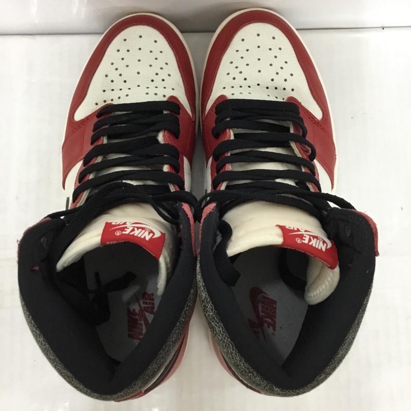 ナイキ NIKE スニーカー スニーカー DZ5485-612 AIR JORDAN 1 RETRO HIGH OG Chicago 28cm 28.0cm ロゴ、文字 白 / ホワイト / X 黒 / ブラック / X 赤 / レッド /  メンズ USED 古着 中古 10095268