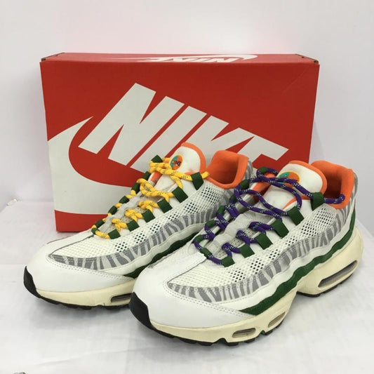 ナイキ NIKE スニーカー スニーカー CZ9723 100 AIR MAX 95 ERA 28.5cm 箱有 28.5cm ロゴ、文字 白 / ホワイト / X 灰 / グレー / X 橙 / オレンジ / X カーキ / カーキ /  メンズ USED 古着 中古 10095272