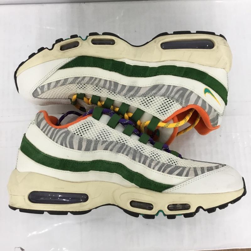 ナイキ NIKE スニーカー スニーカー CZ9723 100 AIR MAX 95 ERA 28.5cm 箱有 28.5cm ロゴ、文字 白 / ホワイト / X 灰 / グレー / X 橙 / オレンジ / X カーキ / カーキ /  メンズ USED 古着 中古 10095272