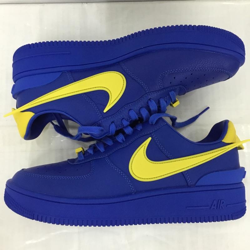 ナイキ NIKE スニーカー スニーカー DV3464-400 AIR FORCE 1 LOW SP 28cm 箱有 AMBUSH 28.0cm ロゴ、文字 青 / ブルー / X 黄 / イエロー /  メンズ USED 古着 中古 10095298