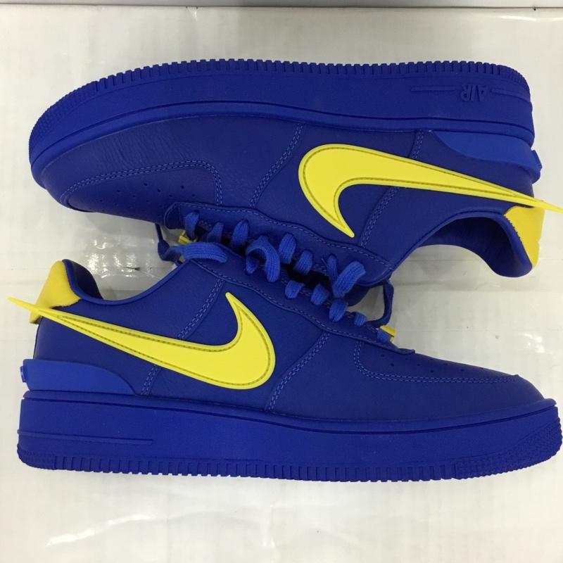 ナイキ NIKE スニーカー スニーカー DV3464-400 AIR FORCE 1 LOW SP 28cm 箱有 AMBUSH 28.0cm ロゴ、文字 青 / ブルー / X 黄 / イエロー /  メンズ USED 古着 中古 10095298