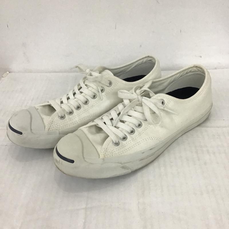 コンバース CONVERSE スニーカー スニーカー 1R193 JACK PURCELL ジャックパーセル 27cm 27.0cm ロゴ、文字 白 / ホワイト / X 紺 / ネイビー /  メンズ USED 古着 中古 10095337