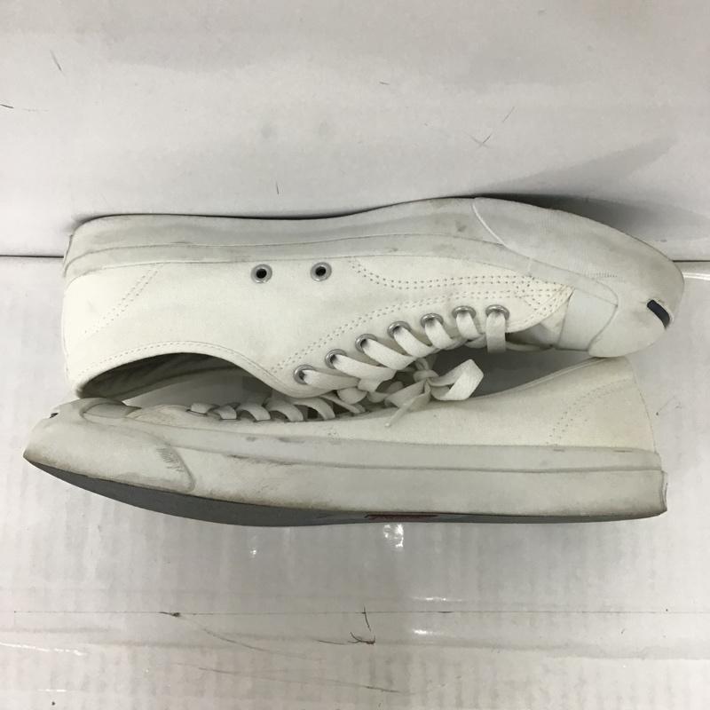 コンバース CONVERSE スニーカー スニーカー 1R193 JACK PURCELL ジャックパーセル 27cm 27.0cm ロゴ、文字 白 / ホワイト / X 紺 / ネイビー /  メンズ USED 古着 中古 10095337