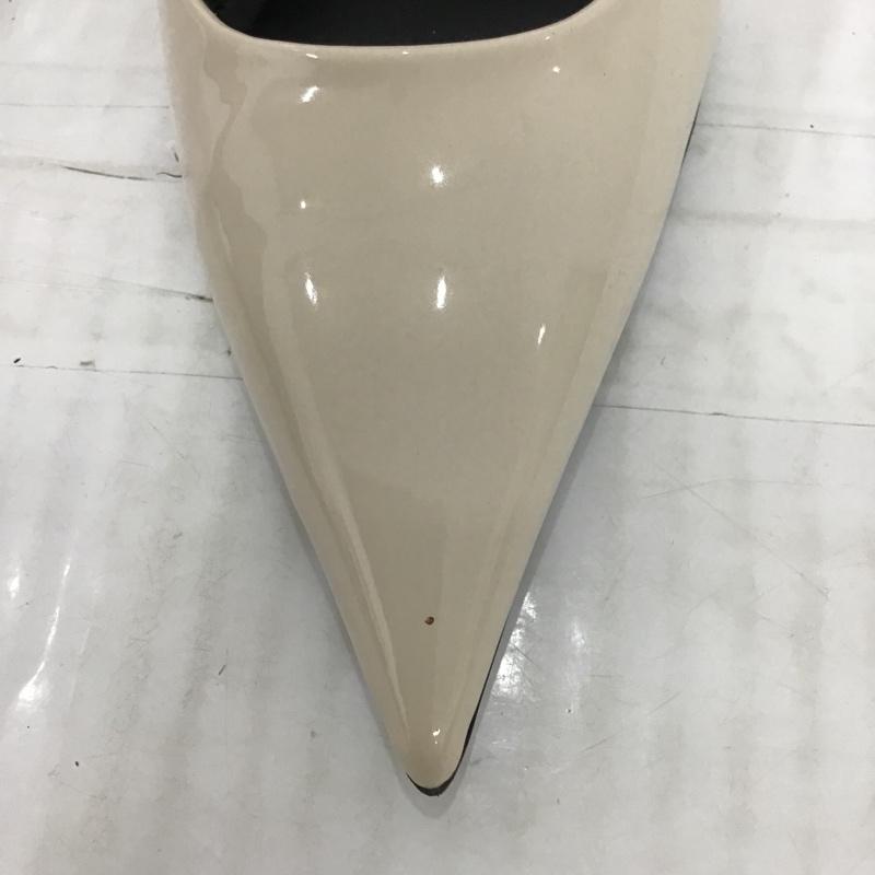 ザラ ZARA パンプス パンプス 1202 710 002 ポインテッドトゥ ハイヒール EU37 無地 アイボリー / アイボリー /  レディース USED 古着 中古 10095350