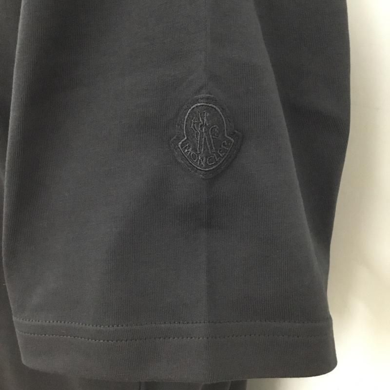 モンクレール MONCLER Tシャツ 半袖 半袖カットソー プリントTシャツ クルーネックカットソー M プリント 黒 / ブラック /  メンズ USED 古着 中古 10095445