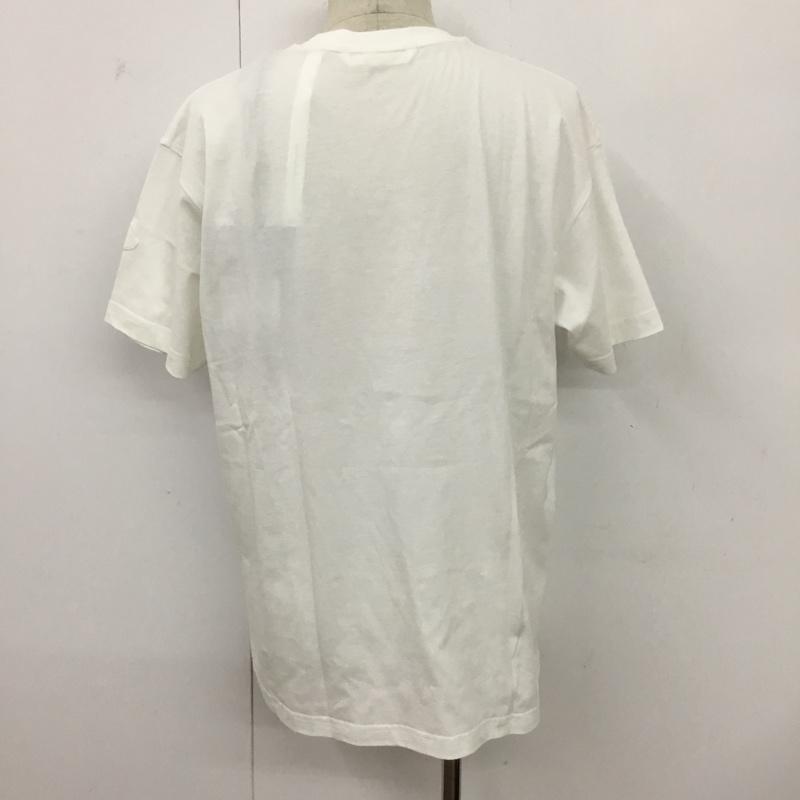 モンクレール MONCLER Tシャツ 半袖 L プリント 白 / ホワイト /  メンズ USED 古着 中古 10095446