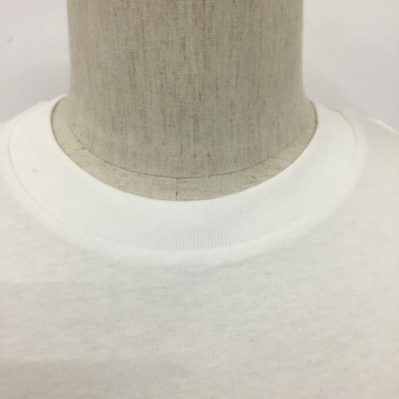 モンクレール MONCLER Tシャツ 半袖 L プリント 白 / ホワイト /  メンズ USED 古着 中古 10095446