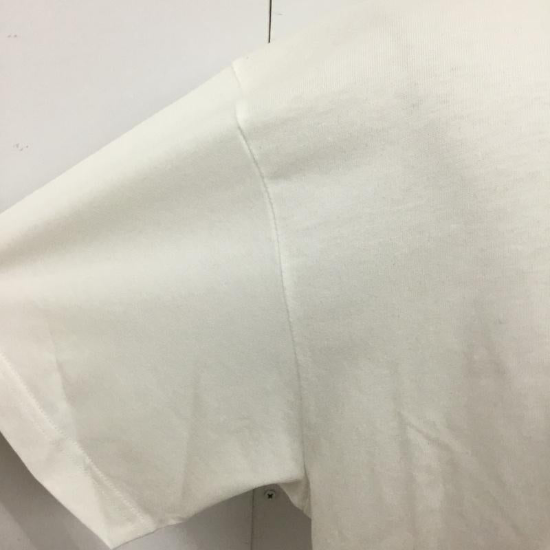 モンクレール MONCLER Tシャツ 半袖 L プリント 白 / ホワイト /  メンズ USED 古着 中古 10095446