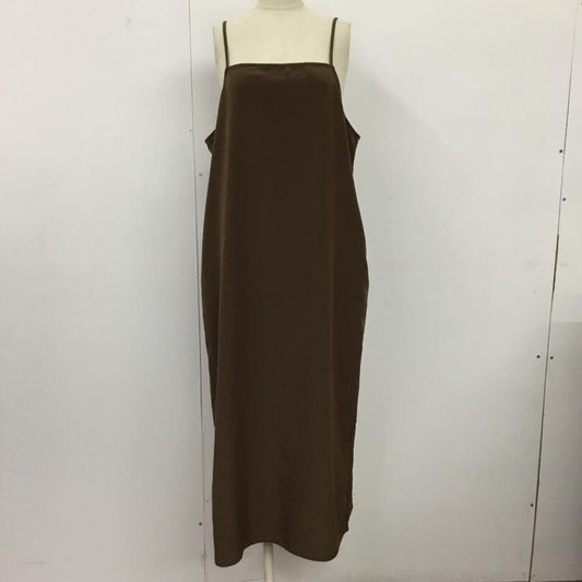 レプシィム LEPSIM ワンピース ロングスカート FREE 無地 茶 / ブラウン /  レディース USED 古着 中古 10095461