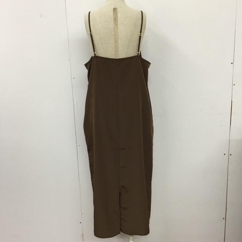 レプシィム LEPSIM ワンピース ロングスカート FREE 無地 茶 / ブラウン /  レディース USED 古着 中古 10095461