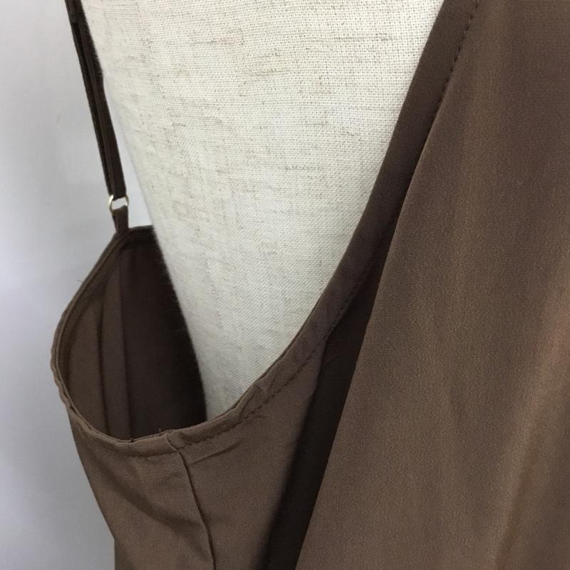 レプシィム LEPSIM ワンピース ロングスカート FREE 無地 茶 / ブラウン /  レディース USED 古着 中古 10095461