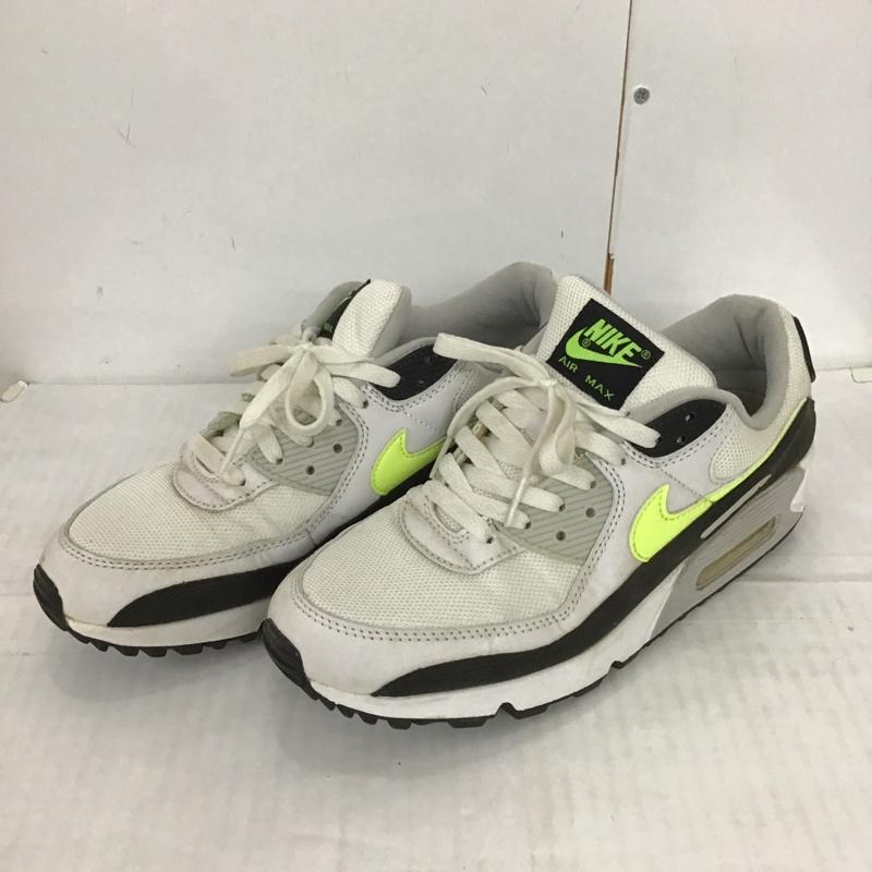 ナイキ NIKE スニーカー スニーカー CZ1846-100 AIR MAX 90 27.5cm 27.5cm ロゴ、文字 白 / ホワイト / X 黒 / ブラック / X 黄 / イエロー /  メンズ USED 古着 中古 10095474