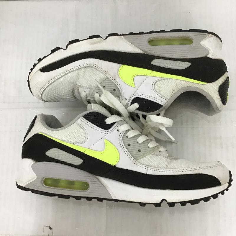 ナイキ NIKE スニーカー スニーカー CZ1846-100 AIR MAX 90 27.5cm 27.5cm ロゴ、文字 白 / ホワイト / X 黒 / ブラック / X 黄 / イエロー /  メンズ USED 古着 中古 10095474