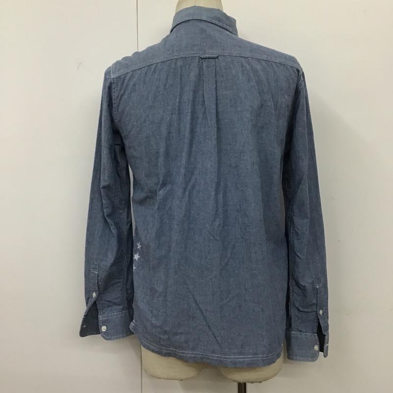 ユニフォームエクスペリメント uniform experiment シャツ、ブラウス 長袖 UE-120120 Carhartt カーハート 2 ワンポイント 水色 / ライトブルー /  メンズ USED 古着 中古 10095491