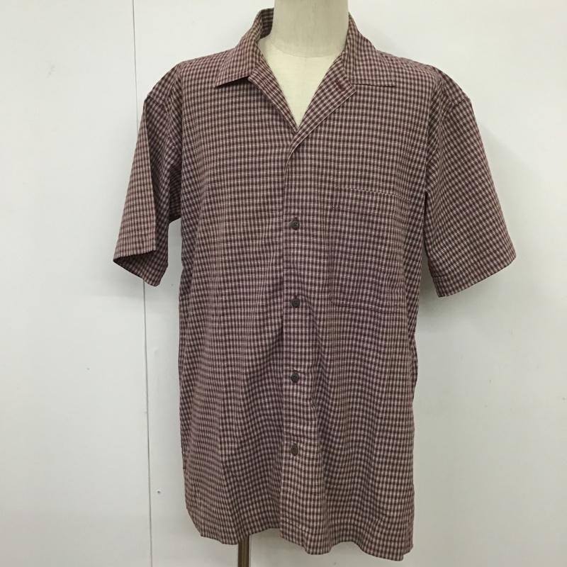 ザノースフェイス THE NORTH FACE シャツ、ブラウス 半袖 NT-4416 L チェック 紫 / パープル / X 白 / ホワイト /  メンズ USED 古着 中古 10095493