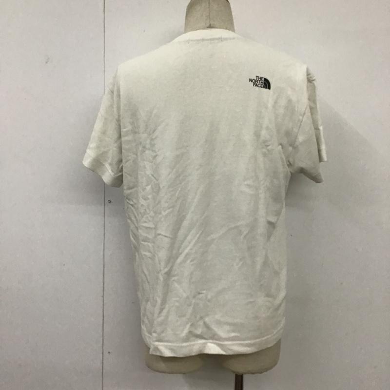 ザノースフェイス THE NORTH FACE Tシャツ 半袖 NT31966 RAGE M ロゴ、文字 白 / ホワイト / X 黒 / ブラック /  メンズ USED 古着 中古 10095508