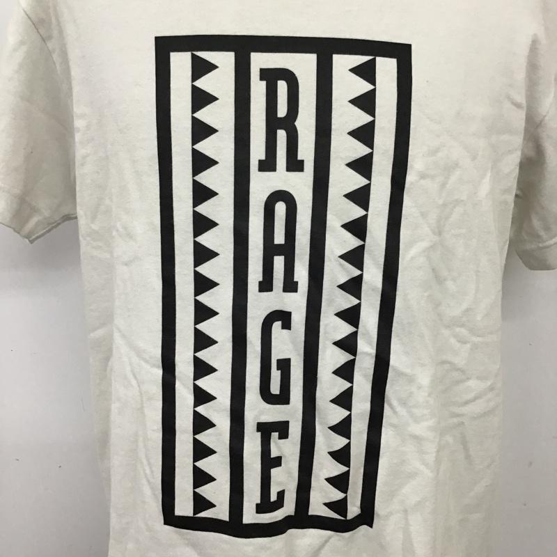 ザノースフェイス THE NORTH FACE Tシャツ 半袖 NT31966 RAGE M ロゴ、文字 白 / ホワイト / X 黒 / ブラック /  メンズ USED 古着 中古 10095508