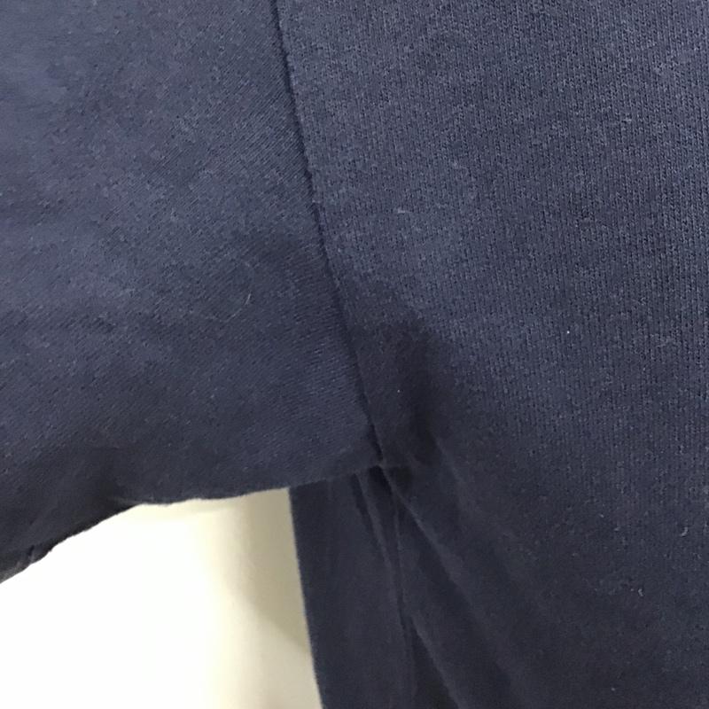 ブルーブルー BLUE BLUE Tシャツ 半袖 700069795 胸ポケット S ロゴ、文字 紺 / ネイビー /  メンズ USED 古着 中古 10095516