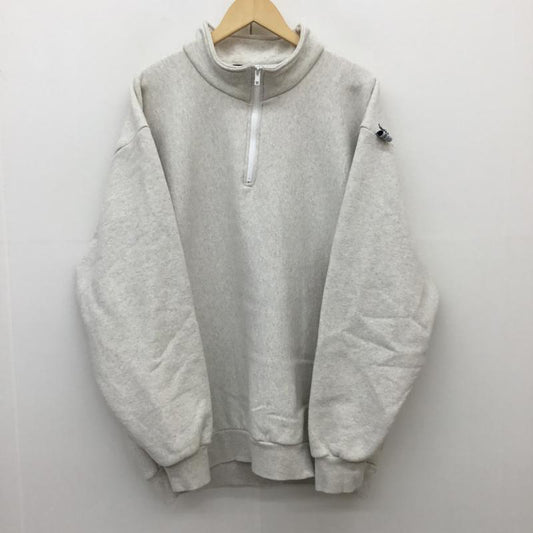 ノーティカ NAUTICA トレーナー 長袖 ハーフジップ L ロゴ、文字 X ワンポイント メンズ USED 古着 中古 10095560
