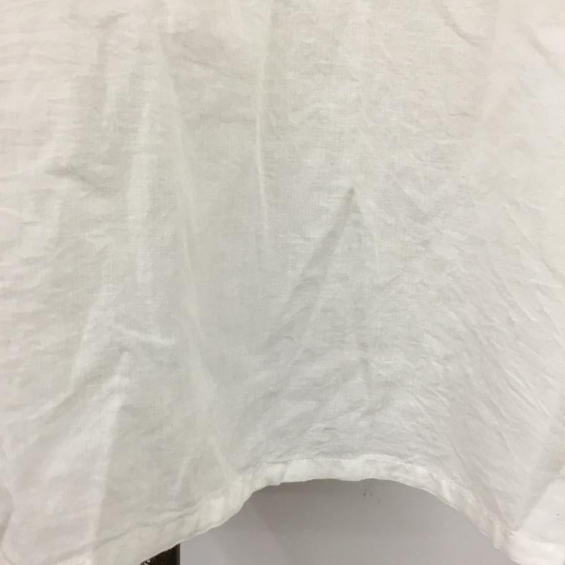 サマンサモスモス Samansa Mos2 カットソー 半袖 1709401 リネン混後ろリボンブラウス FREE 無地 白 / ホワイト /  レディース USED 古着 中古 10095578