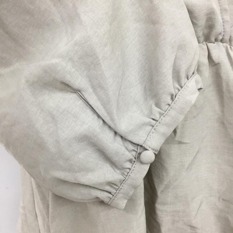 ローリーズファーム LOWRYS FARM カットソー 七分袖 LF620115MC リネンライクカシュクールブラウス FREE 無地 グレージュ / グレージュ /  レディース USED 古着 中古 10095588