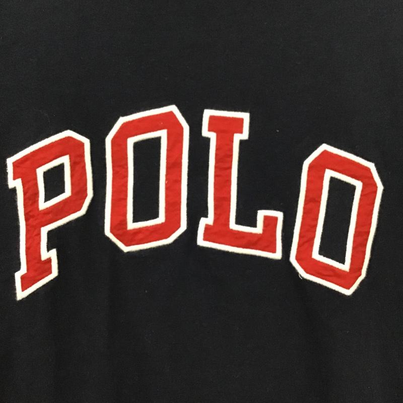 ポロラルフローレン POLO RALPH LAUREN Tシャツ 半袖 半袖カットソー Tシャツ 刺繍Tシャツ XS ロゴ、文字 紺 / ネイビー /  メンズ USED 古着 中古 10095612