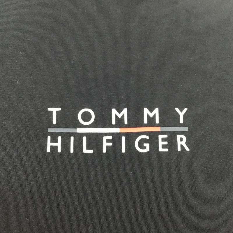 トミーヒルフィガー TOMMY HILFIGER Tシャツ 半袖 半袖カットソー プリントTシャツ クルーネックカットソー S ロゴ、文字 紺 / ネイビー /  メンズ USED 古着 中古 10095625