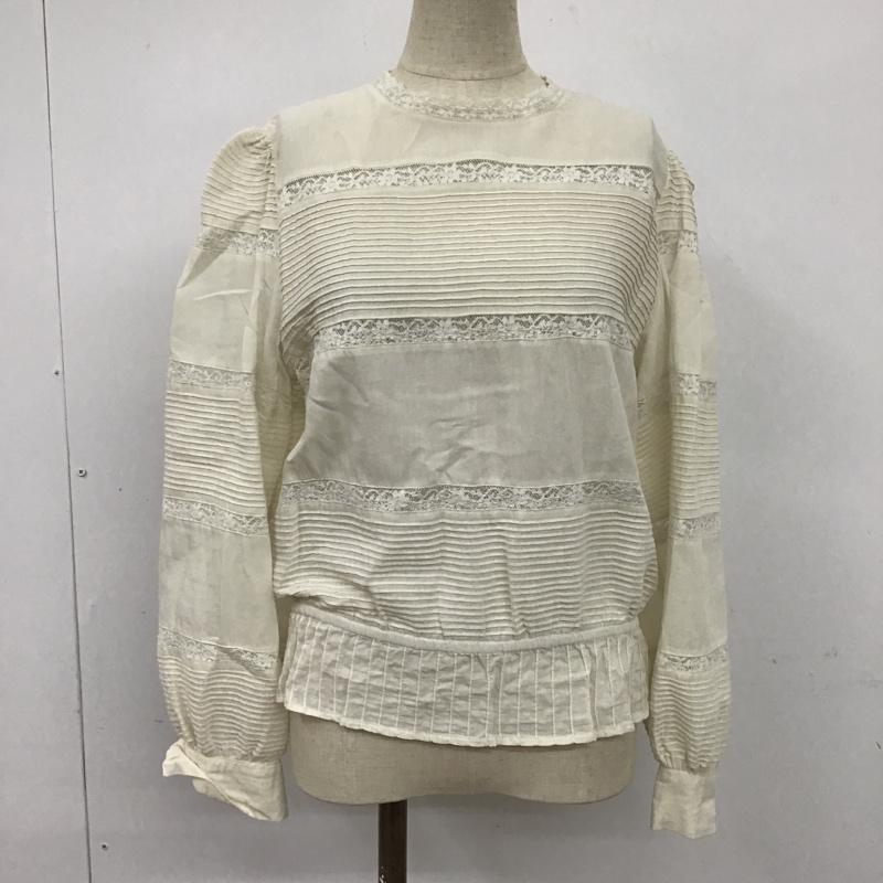 フリークスストア FREAK'S STORE カットソー 長袖 181-3002 レース FREE レース柄 アイボリー / アイボリー /  レディース USED 古着 中古 10095633