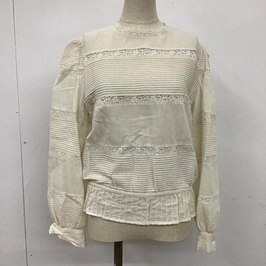 フリークスストア FREAK'S STORE カットソー 長袖 181-3002 レース FREE レース柄 アイボリー / アイボリー /  レディース USED 古着 中古 10095633