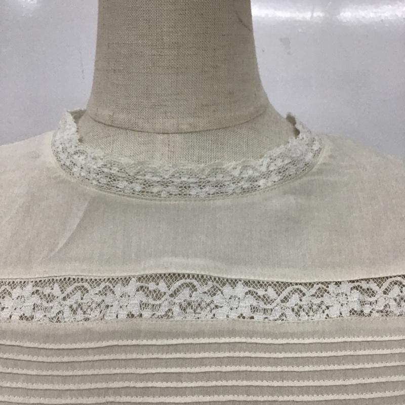 フリークスストア FREAK'S STORE カットソー 長袖 181-3002 レース FREE レース柄 アイボリー / アイボリー /  レディース USED 古着 中古 10095633