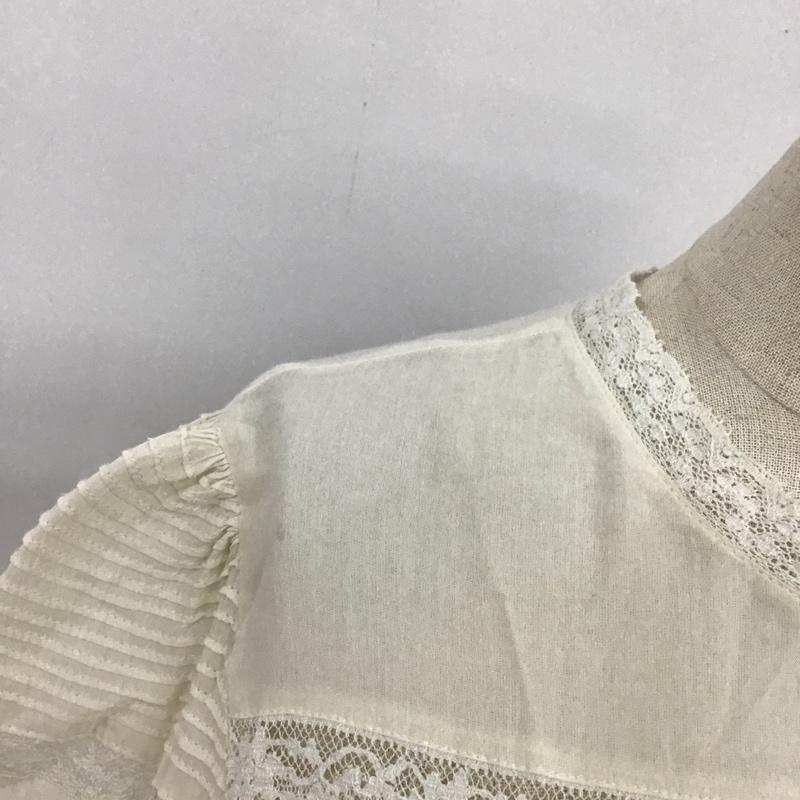 フリークスストア FREAK'S STORE カットソー 長袖 181-3002 レース FREE レース柄 アイボリー / アイボリー /  レディース USED 古着 中古 10095633
