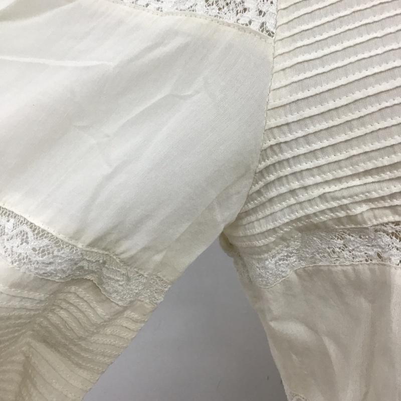 フリークスストア FREAK'S STORE カットソー 長袖 181-3002 レース FREE レース柄 アイボリー / アイボリー /  レディース USED 古着 中古 10095633