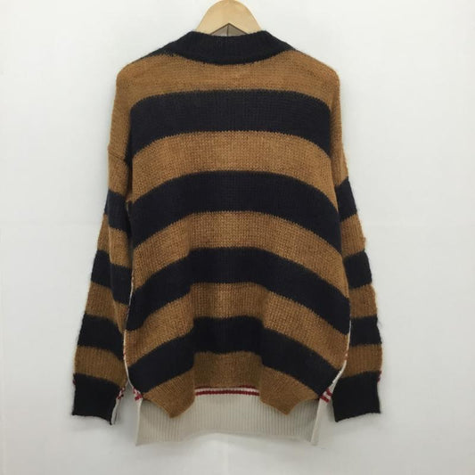 マルニ MARNI ニット、セーター 長袖 GCMD0281Q0UFU190 38 ボーダー柄 マルチカラー / マルチカラー /  レディース USED 古着 中古 10095652