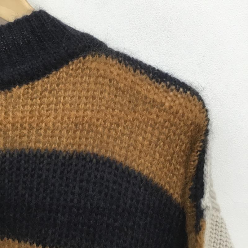 マルニ MARNI ニット、セーター 長袖 GCMD0281Q0UFU190 38 ボーダー柄 マルチカラー / マルチカラー /  レディース USED 古着 中古 10095652