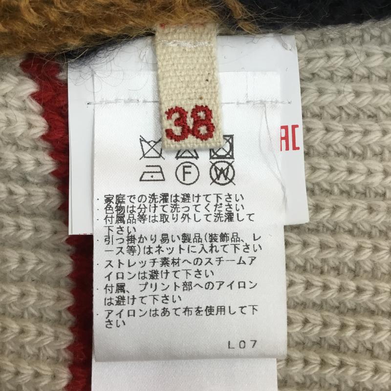 マルニ MARNI ニット、セーター 長袖 GCMD0281Q0UFU190 38 ボーダー柄 マルチカラー / マルチカラー /  レディース USED 古着 中古 10095652