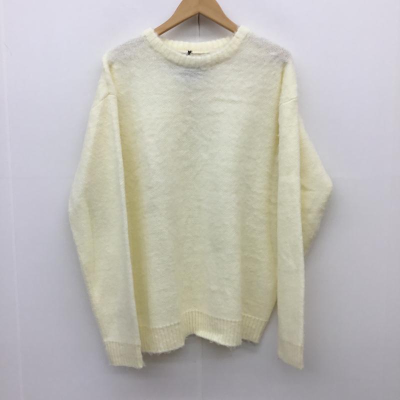 タウンクラフト TOWNCRAFT ニット、セーター 長袖 M 無地 メンズ USED 古着 中古 10095658