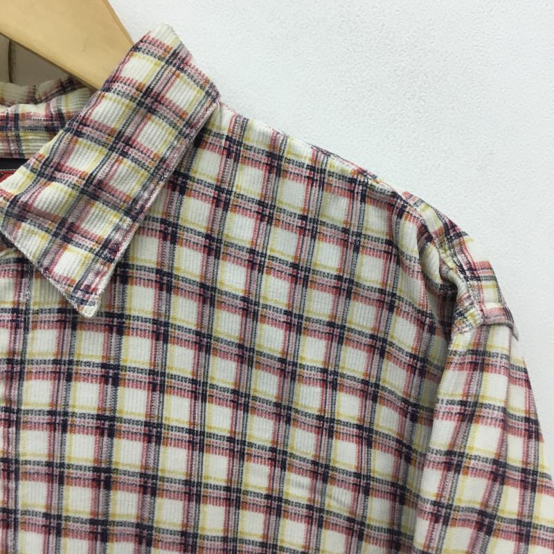 バンズ VANS シャツ、ブラウス 長袖 90s コーデュロイ シャツ L チェック マルチカラー / マルチカラー /  メンズ USED 古着 中古 10095659