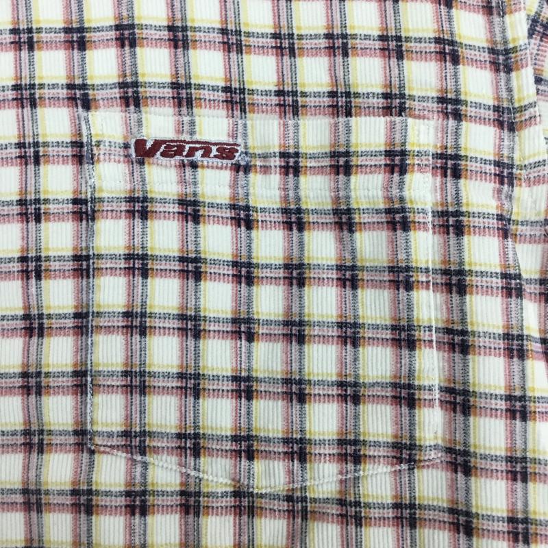 バンズ VANS シャツ、ブラウス 長袖 90s コーデュロイ シャツ L チェック マルチカラー / マルチカラー /  メンズ USED 古着 中古 10095659